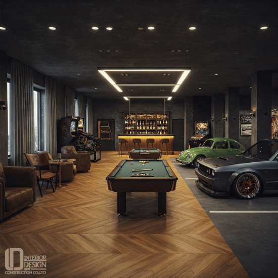 รับออกแบบ โรงรถหรู Luxury Garage